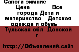 Сапоги зимние Skandia Tex › Цена ­ 1 200 - Все города Дети и материнство » Детская одежда и обувь   . Тульская обл.,Донской г.